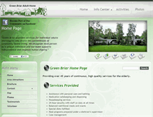 Tablet Screenshot of greenbriaradulthome.com
